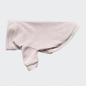 Bluza welurowa brudny róż